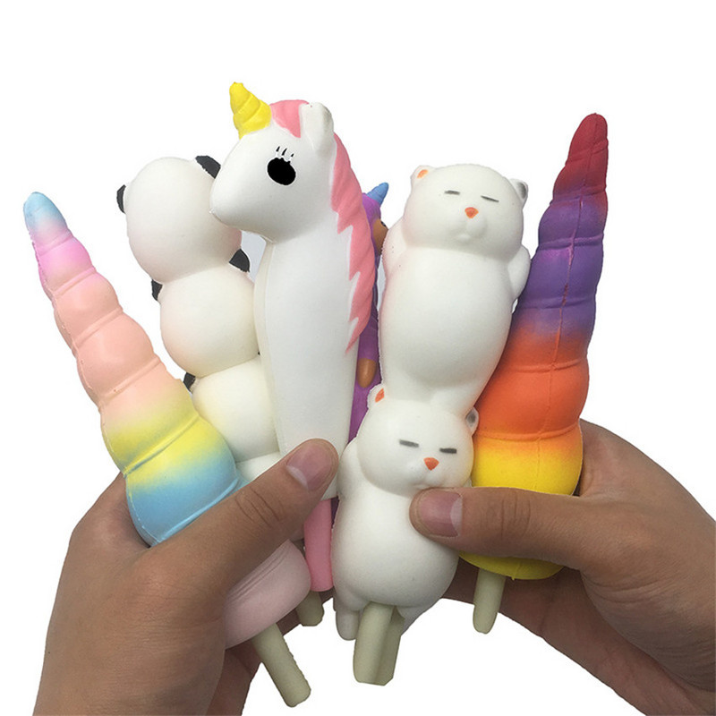 1PC PU crtana kapa za olovku za spori odskok Zaštitne kape za olovke za učenike, dekompresijska gel olovka za spori odskok, navlaka za pisaći pribor