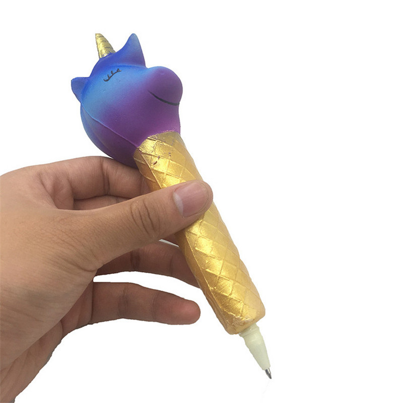 1PC PU crtana kapa za olovku za spori odskok Zaštitne kape za olovke za učenike, dekompresijska gel olovka za spori odskok, navlaka za pisaći pribor