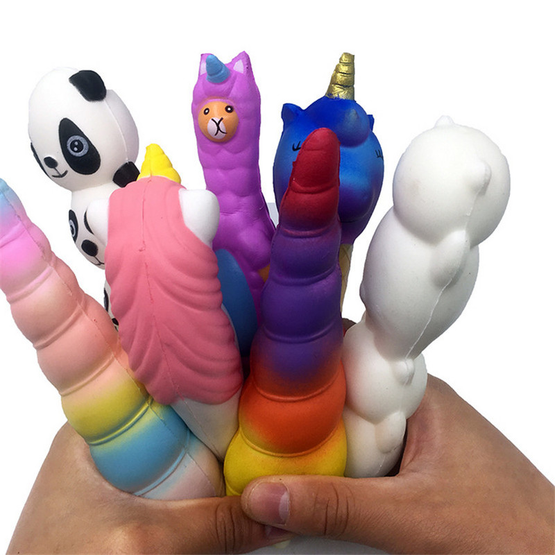 1PC PU crtana kapa za olovku za spori odskok Zaštitne kape za olovke za učenike, dekompresijska gel olovka za spori odskok, navlaka za pisaći pribor