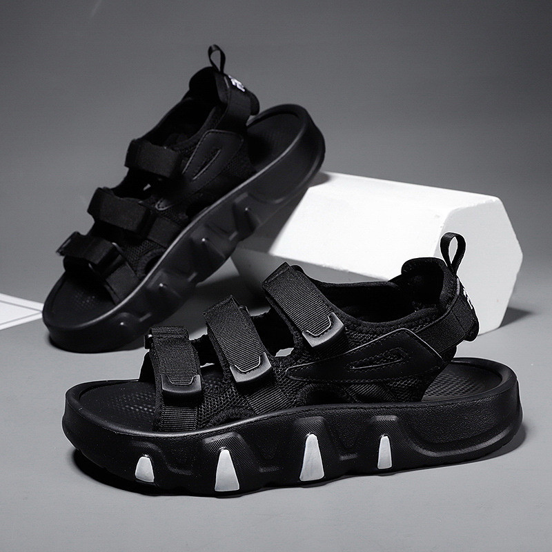 2023 Καλοκαίρι μοντέρνα πράσινα παπούτσια για ζευγάρια Ανδρικά παπούτσια παραλίας Γυναικεία χοντρά σανδάλια ελαφριά Peep-toe παπούτσια Zapatos Para Mujeres