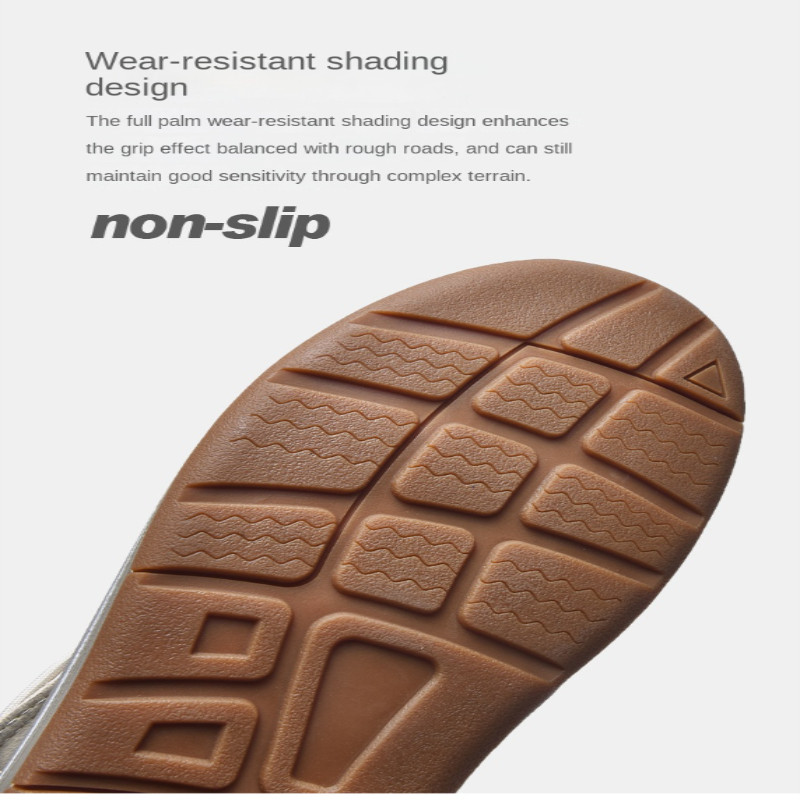 Meeste sandaalid suvised vabaaja hingavast võrgust naiste sussid libisemiskindlad väljas matkamiseks Sapatos Hobre kootud ühevärvilised sandaalid