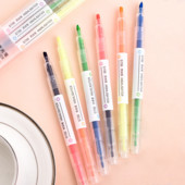 3 kom/pakiranje s dvostrukom glavom 6 boja markera umjetnički markeri fluorescentna olovka u boji Fini Liner školski uredski pribor