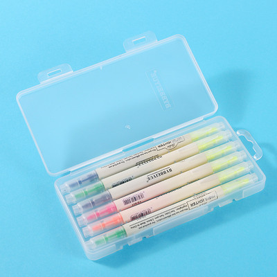 3 kom/pakiranje s dvostrukom glavom 6 boja markera umjetnički markeri fluorescentna olovka u boji Fini Liner školski uredski pribor