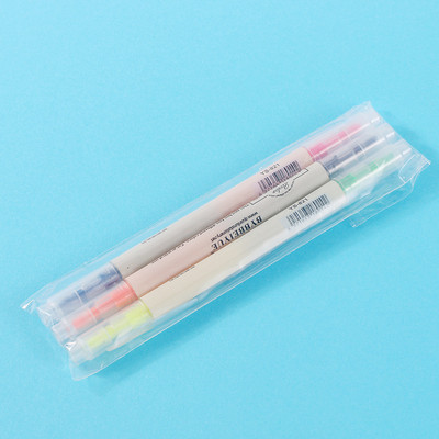 3 kom/pakiranje s dvostrukom glavom 6 boja markera umjetnički markeri fluorescentna olovka u boji Fini Liner školski uredski pribor