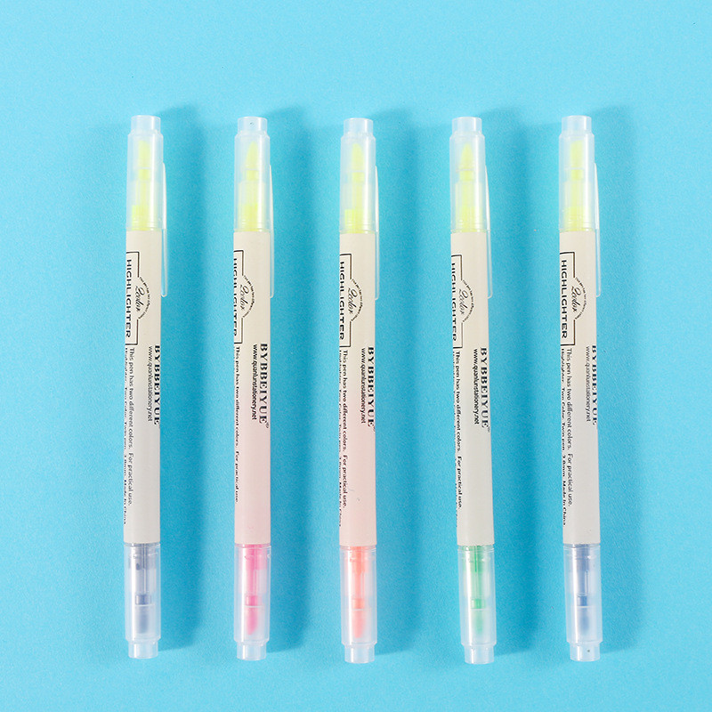 3 kom/pakiranje s dvostrukom glavom 6 boja markera umjetnički markeri fluorescentna olovka u boji Fini Liner školski uredski pribor