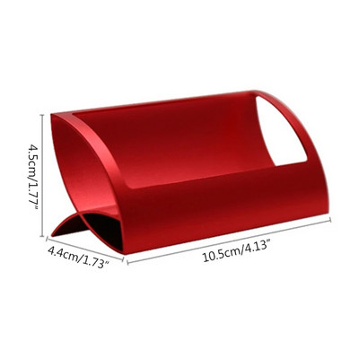 Vardinių kortelių laikymo kortelės ekrano stovas Vizitinių kortelių laikiklis Kortelių dėklas Kūrybinga vientisa spalva Paprasta Patogus kortelių laikymas