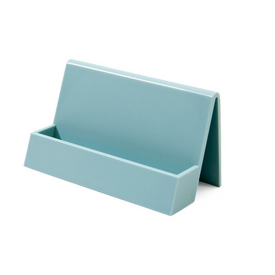 Vardinių kortelių laikymo kortelės ekrano stovas Vizitinių kortelių laikiklis Kortelių dėklas Kūrybinga vientisa spalva Paprasta Patogus kortelių laikymas