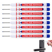 8PCS Olovke s dugim glavama Dekoracija drva za kupaonicu Višenamjenske flomasteri s dubokim rupama