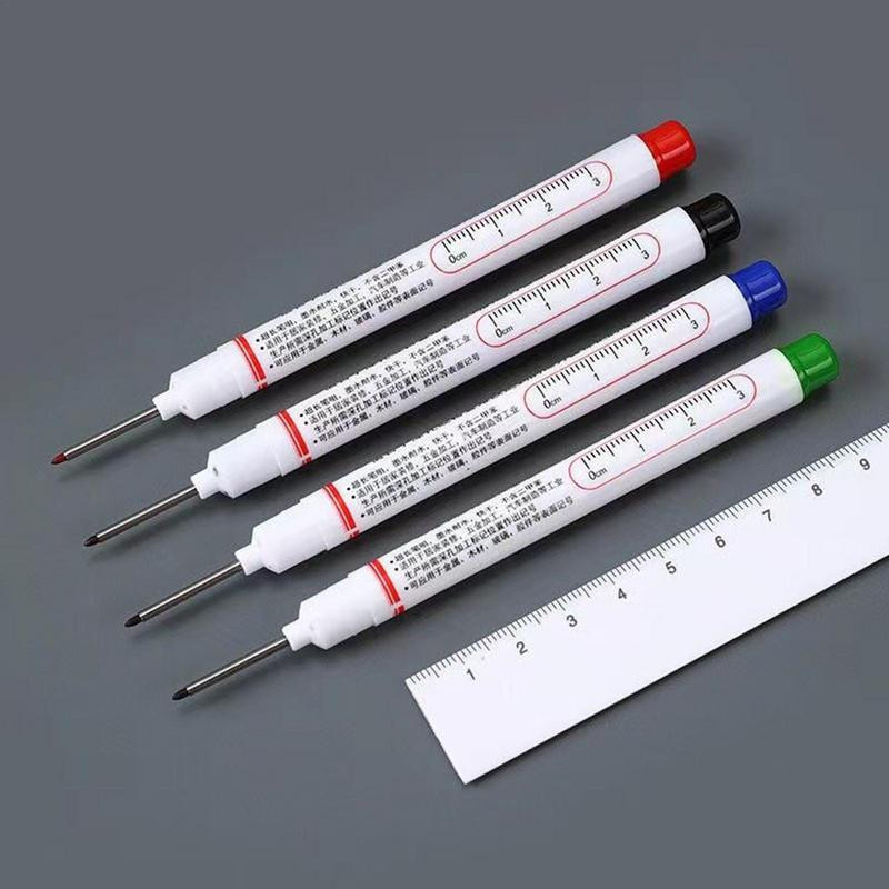 8PCS Olovke s dugim glavama Dekoracija drva za kupaonicu Višenamjenske flomasteri s dubokim rupama