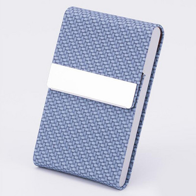 Madingas PU odos vizitinių kortelių laikiklis su magnetine sagtimi plona kišenė vardinių kortelių laikiklis nerūdijančio plieno kredito kortelės ID dėklas