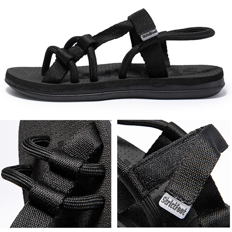 Vasariniai vyriški sandalai Gladiator sandalai vyrams paplūdimio porai batai laisvalaikiui neslystanti avalynė Plokščios šlepetės moteriškos šlepetės