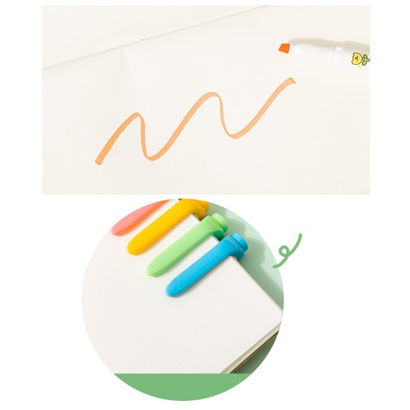 Set olovki za označavanje slatke djevojke od 6 komada crtani dizajn Dvoglavi pisaći marker Boja za crtanje Umjetnički uredski školski poklon F910