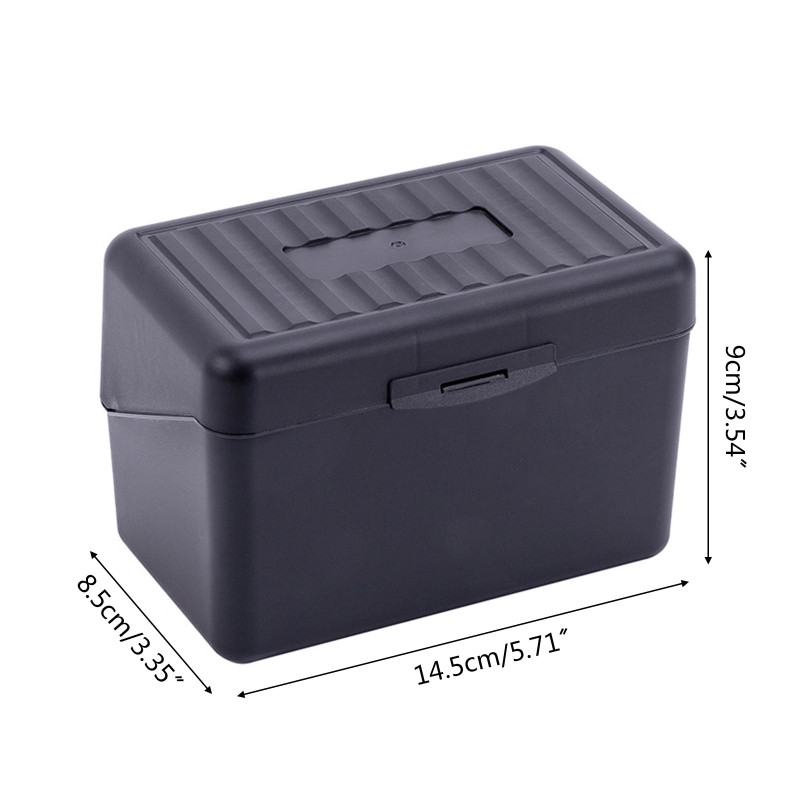 Kutija za pohranu kartice za bilješke sadrži 300 kartica za 3 X 5 inča Kartice s imenima Posjetnice Ljepljive bilješke Papiri Indeksne kartice Dropship