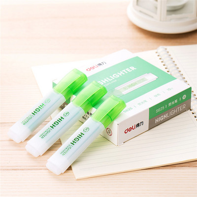 Deli Fluorescentni marker za označavanje u 6 boja Studentski kist Alat za pisanje Školski uredski pribor Uredski pribor Bilježnica Olovka