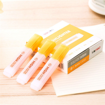 Deli Fluorescentni marker za označavanje u 6 boja Studentski kist Alat za pisanje Školski uredski pribor Uredski pribor Bilježnica Olovka