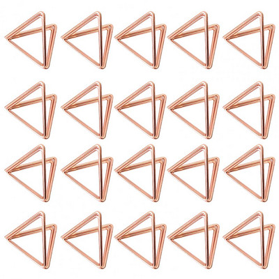 20 kom/set Držač za stolne kartice Stojeći dvoslojni trokutasti oblik Glatki rub Dvoslojni držač za fotografije za blagovaonicu