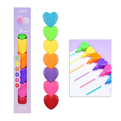 5 boja/kutija Kreativni marker za označavanje u obliku mačje kandže u obliku medvjeda Crtić Slatki student Poklon Linija u boji Marker Olovka Ručni račun Pribor za olovke