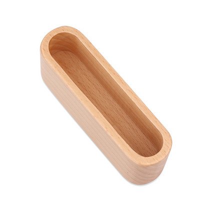 Greitas pristatymas, parduodamas 2022 m. naujas medinis stalas, vizitinių kortelių laikiklis, ekrano įrenginio kortelių stovas geltonas dėklas