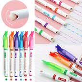 Графити Маркиращи криви линии Коледно цвете с форма на интегрирани маркери Химикалка Крива Маркираща писалка Множество форми