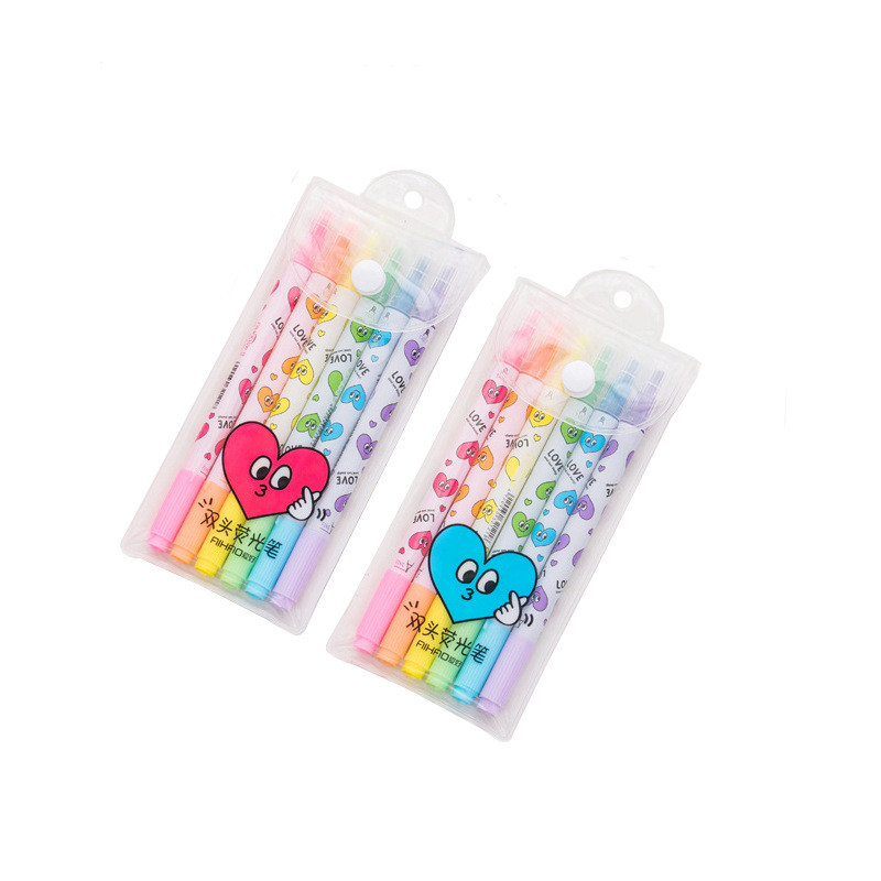 6 kom./komplet Kreativne fluorescentne olovke u boji Set markera za ključeve Fluorescentne bojice Set olovki za označavanje Marker