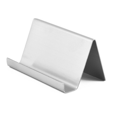 EZONE Držač posjetnica za radnu površinu. Kutija za stolnu policu. Stalak za pohranu. Prikaz od nehrđajućeg čelika. Kreativni uredski prostor za pohranu posjetnica.