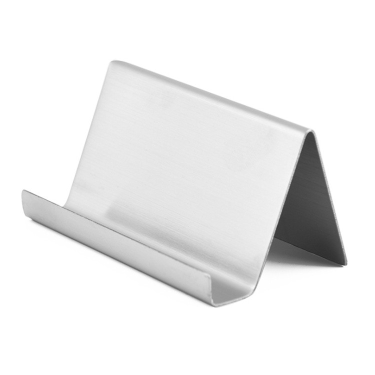 EZONE Držač posjetnica za radnu površinu. Kutija za stolnu policu. Stalak za pohranu. Prikaz od nehrđajućeg čelika. Kreativni uredski prostor za pohranu posjetnica.