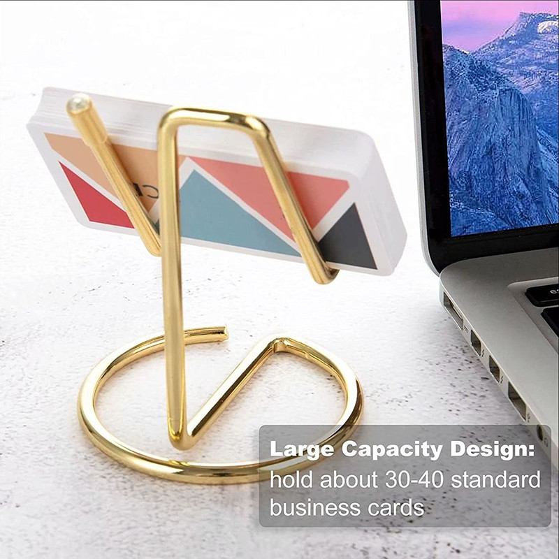1 τεμ. Χρυσή επιτραπέζια θήκη τηλεφώνου Μεταλλική βάση επαγγελματικών καρτών Ράφι τηλεφώνου Αναλώσιμα γραφείου Επιτραπέζια βάση Αξεσουάρ γραφείου