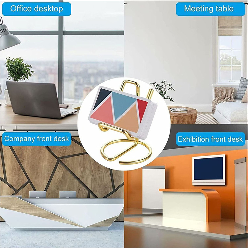 1 τεμ. Χρυσή επιτραπέζια θήκη τηλεφώνου Μεταλλική βάση επαγγελματικών καρτών Ράφι τηλεφώνου Αναλώσιμα γραφείου Επιτραπέζια βάση Αξεσουάρ γραφείου