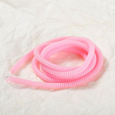Επιλέξιμο 60cm συμπαγές πολύχρωμο TPU Spiral USB Καλώδιο φόρτισης Προστατευτικό περιτύλιξης καλωδίου Περιτύλιξη καλωδίου για iphone Καλώδιο δεδομένων Samsung