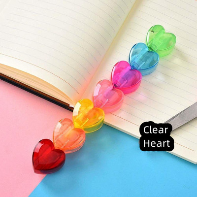 Sweet Heart Olovka za označavanje u 6 boja Love Spot Liner Marker za izradu bojica Fluorescentna uredska škola E7075