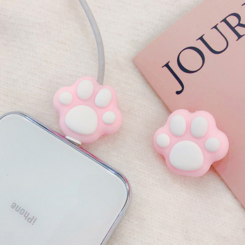 Cute Cable USB Bite Charger Wire Protector Εξοικονόμηση καλωδίου σιλικόνης για φόρτιση
