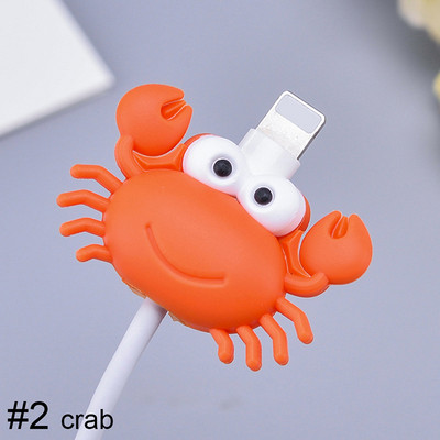 Cute Cable USB Bite Charger Wire Protector Εξοικονόμηση καλωδίου σιλικόνης για φόρτιση