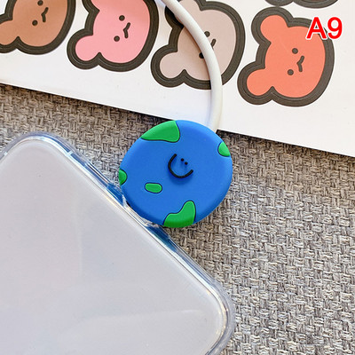 Cute Cable USB Bite Charger Wire Protector Εξοικονόμηση καλωδίου σιλικόνης για φόρτιση