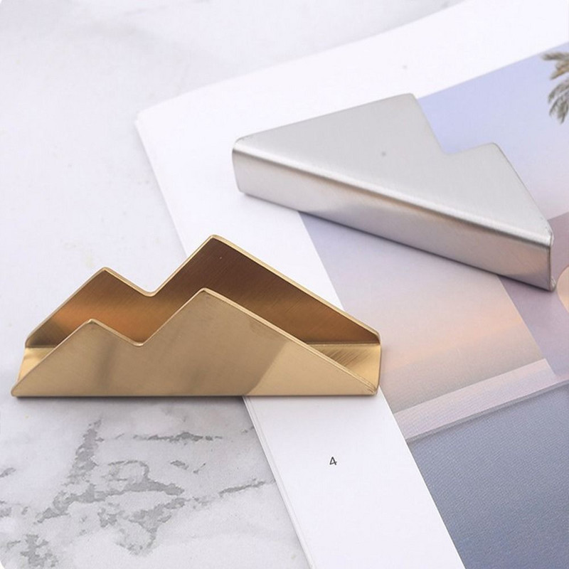 1Pcs Рафт за бюро Кутия за съхранение Дисплей Стойка Държач Карта Бизнес настолен държач Офис консумативи