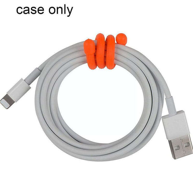 4 tk silikoonist köitmisnööri mähis Andmetraat Kaablihalduslint ja konksu rihmad Sidemed T1B1