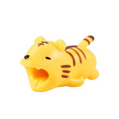 Kaablikaitse Loomade armsa multifilmi hammustuse kerija USB-laadimiskaabli jaoks kõrvaklappide kaabel Sõbrad mobiiltelefoni kaunistusjuhe