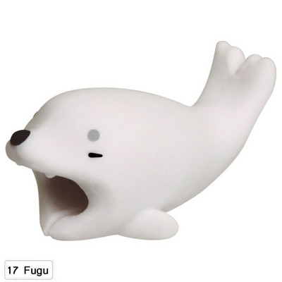 Kaablikaitse Loomade armsa multifilmi hammustuse kerija USB-laadimiskaabli jaoks kõrvaklappide kaabel Sõbrad mobiiltelefoni kaunistusjuhe