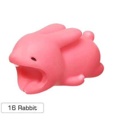 Kaablikaitse Loomade armsa multifilmi hammustuse kerija USB-laadimiskaabli jaoks kõrvaklappide kaabel Sõbrad mobiiltelefoni kaunistusjuhe