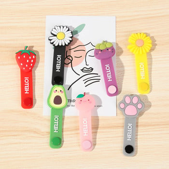 Cute Cartoon Cable Winder Multifunction Organizer Cable Protector Cable Protector Σελιδοδείκτης ακουστικών Line Storage Cord Protector