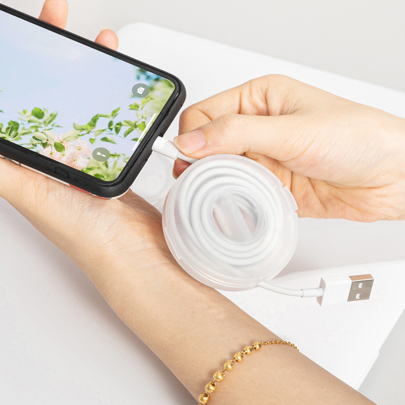 Plastikust hiire kaablihoidik Kõrvaklappide Telefon Laadimiskaabel Andmekaabel Salvestuskarp Juhtmete haldus Kodukontori tarvikud Laud