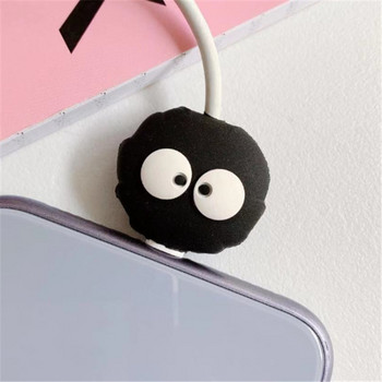 Σνακ Kawaii Cute Cartoon Cable Protector Bite Organizer Φαγητό USB καλώδιο φόρτισης ακουστικών Buddy Cellphone Decor Σύρμα