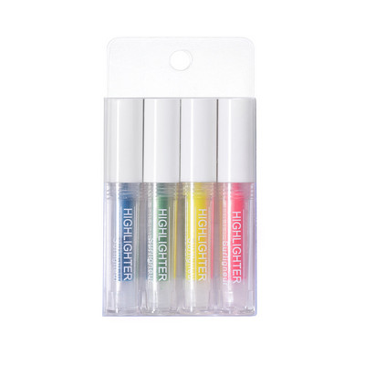 Set olovki za označavanje ruževa od 4 komada Fluorescentni marker u boji Spot Liner za crtanje Paint Office School F356