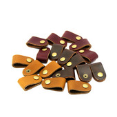 1 ΤΕΜ Φορητό καλώδιο USB Καλώδιο δερμάτινη θήκη ακουστικών Κορεατικά ακουστικά Ακουστικά Wire Desk Manager Organizer