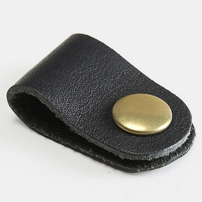 1 ΤΕΜ Φορητό καλώδιο USB Καλώδιο δερμάτινη θήκη ακουστικών Κορεατικά ακουστικά Ακουστικά Wire Desk Manager Organizer