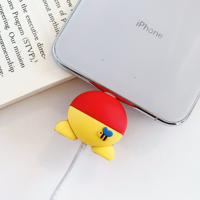 Kawaii Cute Fruit Cartoon Cable Protector Bite Organizer Životinja USB Punjenje Kabel za slušalice Buddy Cellphone Decor Wire