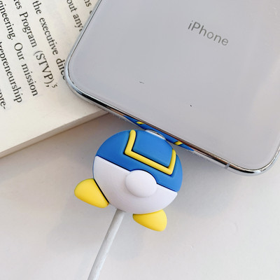 Kawaii Cute Fruit Cartoon Cable Protector Bite Organizer Životinja USB Punjenje Kabel za slušalice Buddy Cellphone Decor Wire