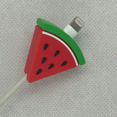 Kawaii Cute Fruit Cartoon Cable Protector Bite Organizer Životinja USB Punjenje Kabel za slušalice Buddy Cellphone Decor Wire