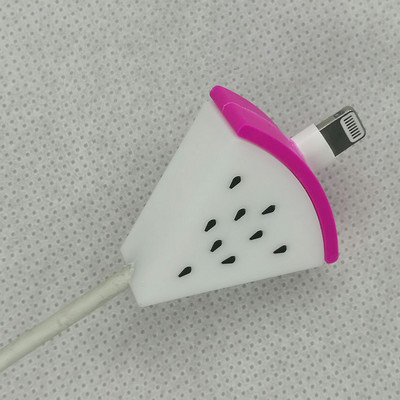 Kawaii Cute Fruit Cartoon Cable Protector Bite Organizer Životinja USB Punjenje Kabel za slušalice Buddy Cellphone Decor Wire