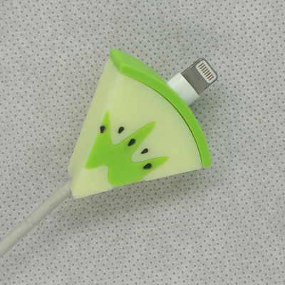 Kawaii Cute Fruit Cartoon Cable Protector Bite Organizer Životinja USB Punjenje Kabel za slušalice Buddy Cellphone Decor Wire