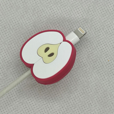 Kawaii Cute Fruit Cartoon Cable Protector Bite Organizer Životinja USB Punjenje Kabel za slušalice Buddy Cellphone Decor Wire